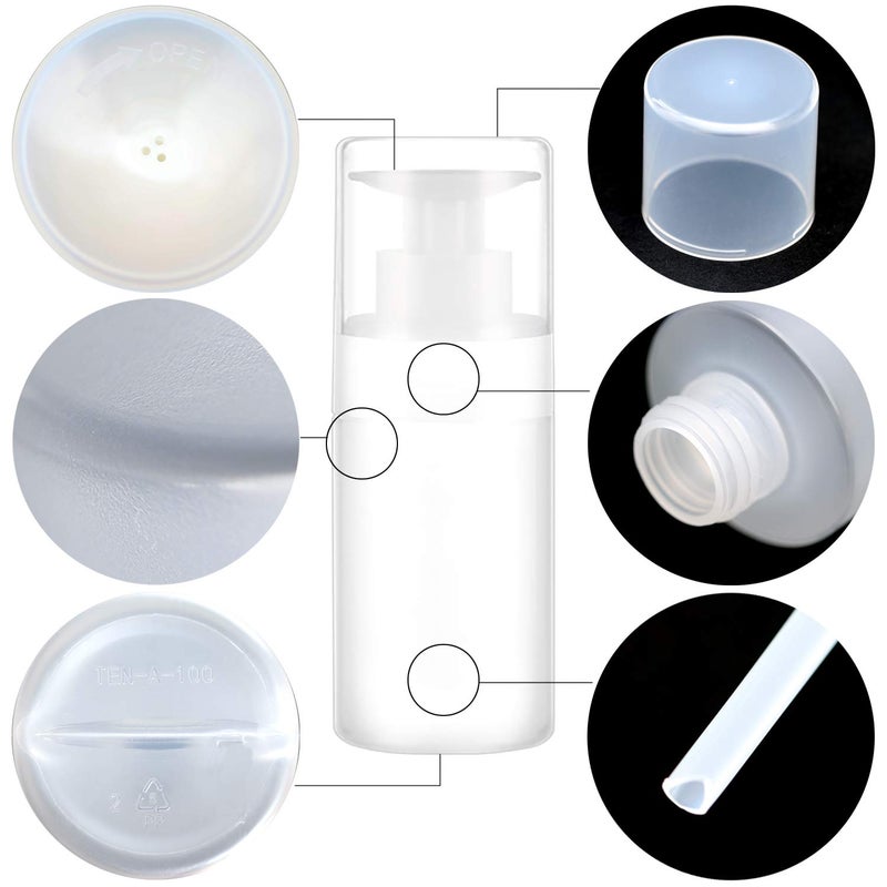 Jiulory Acetone Pump Dispenser Push Down Lockable Alcohol Dispenser Bottle 2 Packs 180ml One-Touch Pump Dispenser Empty Bottle For Alcohol,Acetone,Nail Polish - Image 4